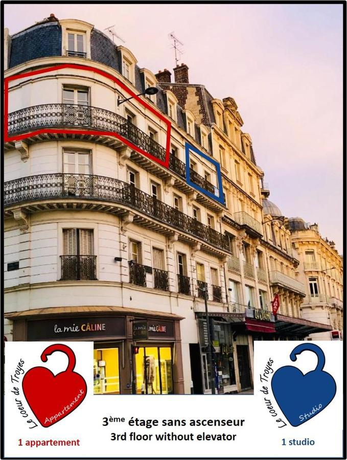 Le Coeur De Troyes - Appartement & Studio Buitenkant foto